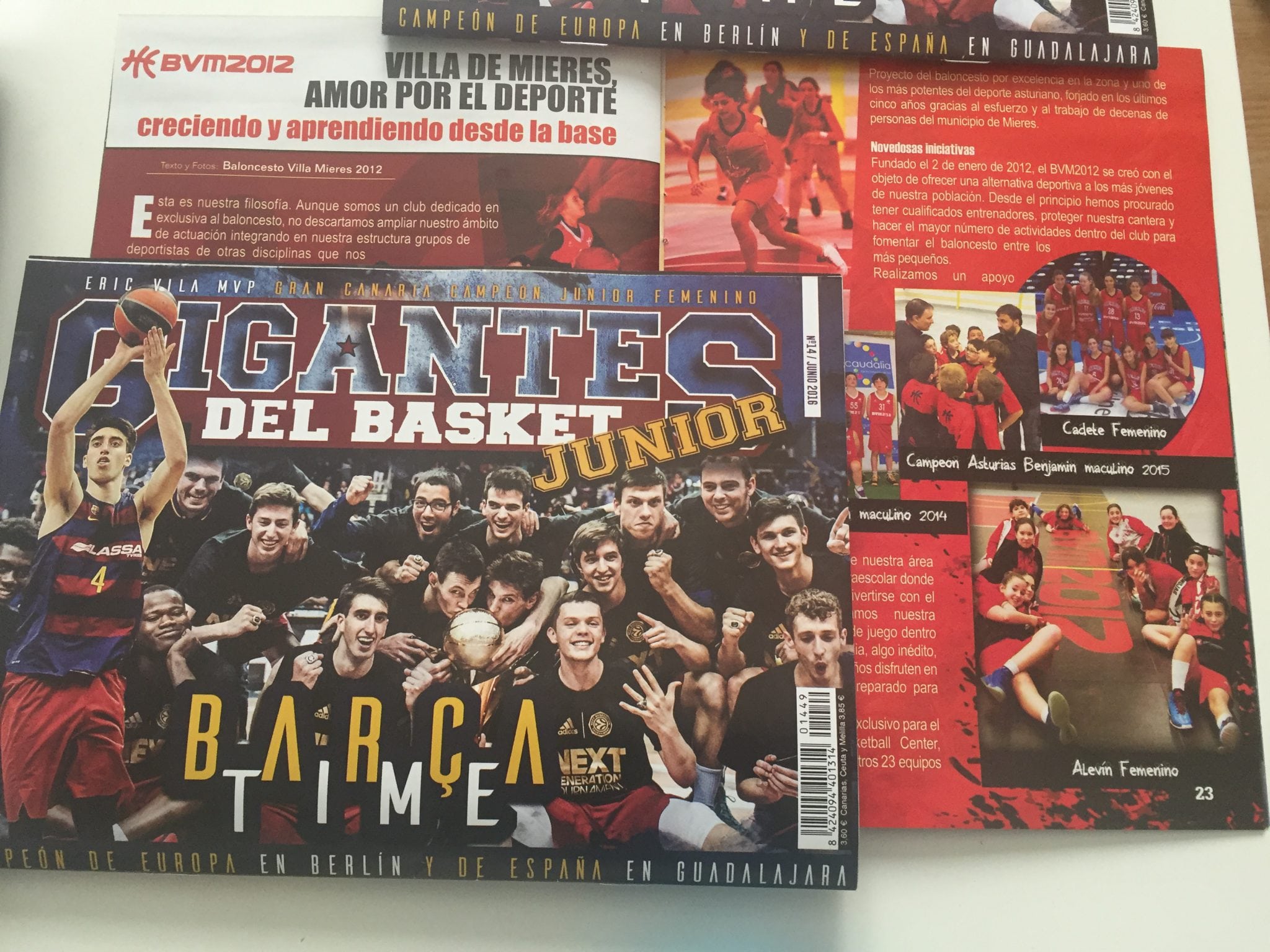 Filosofía del baloncesto: Villa de Mieres, creciendo desde la base en Gigantes Junior