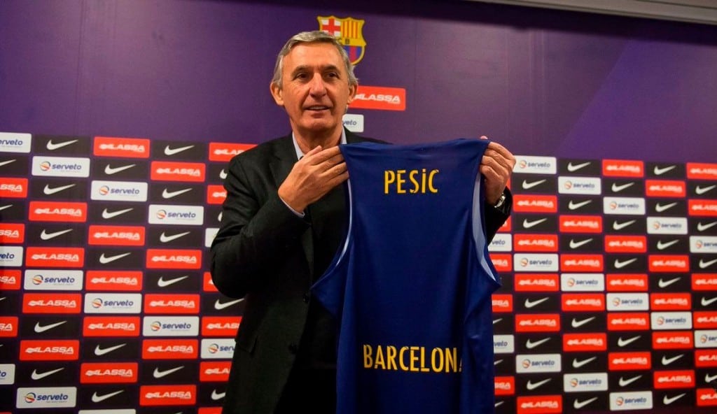 Pesic, presentado en el Barça: «Necesito tiempo pero no hay tiempo»