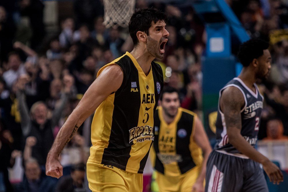 Basketball Champions League: victorias para AEK y Mónaco en cuartos