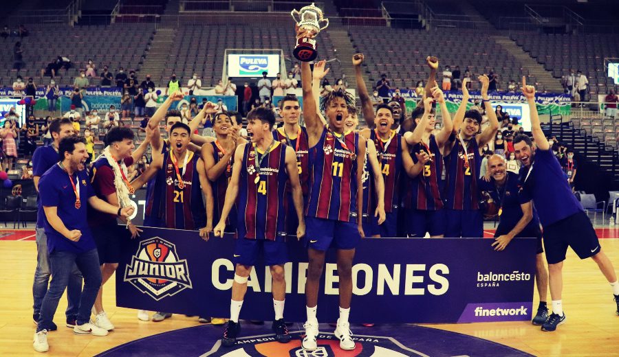Michael Caicedo, MVP del Campeonato de España Junior masculino. Así juega la perla del Barça