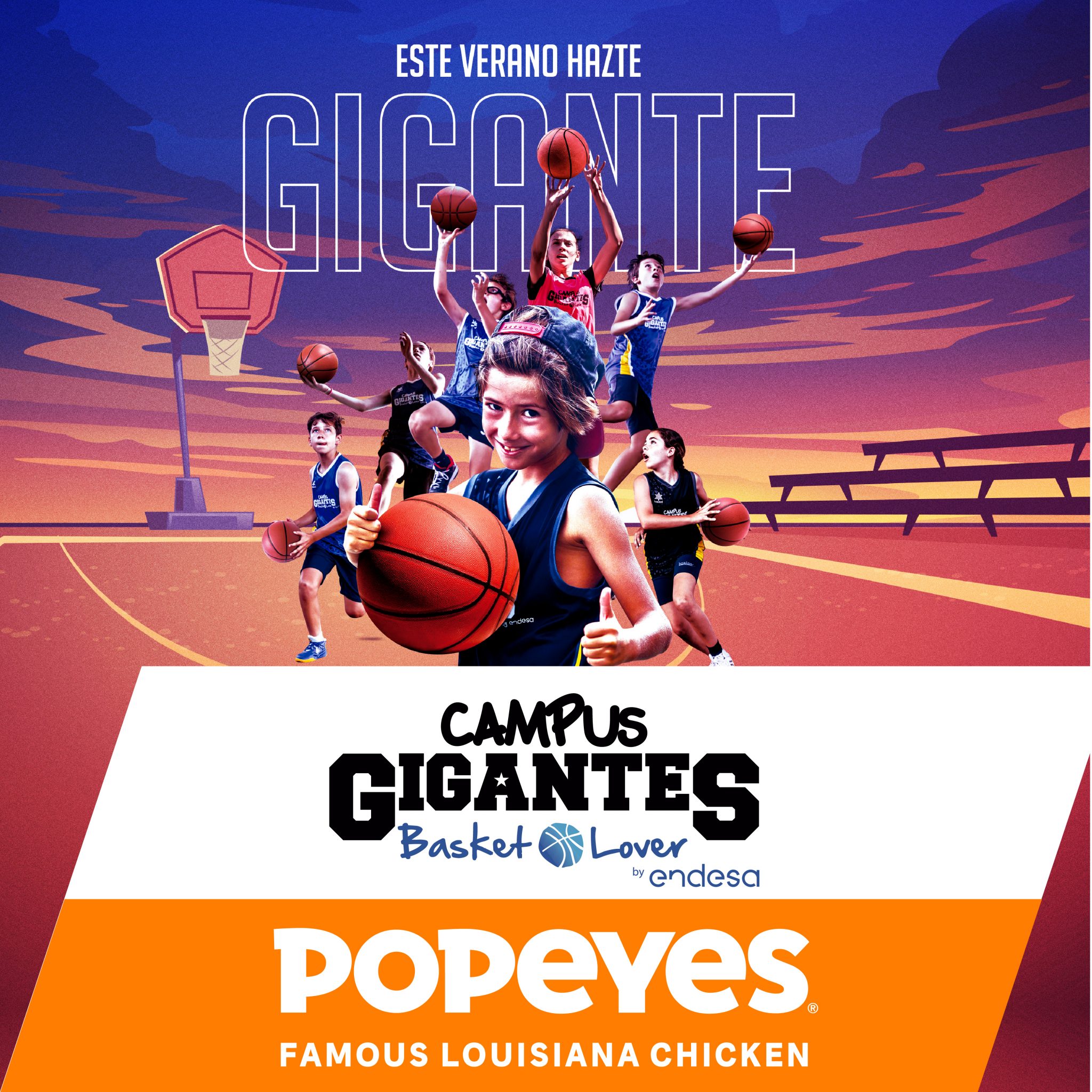 Popeyes® se convierte en patrocinador del Campus Gigantes