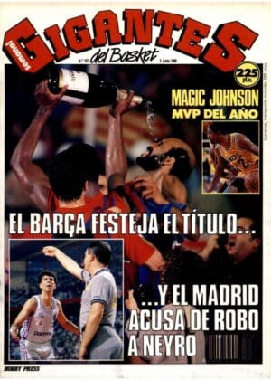 El Barça festeja el título… y el Madrid acusa de robo a Neyro (Nº187 junio 1989)0