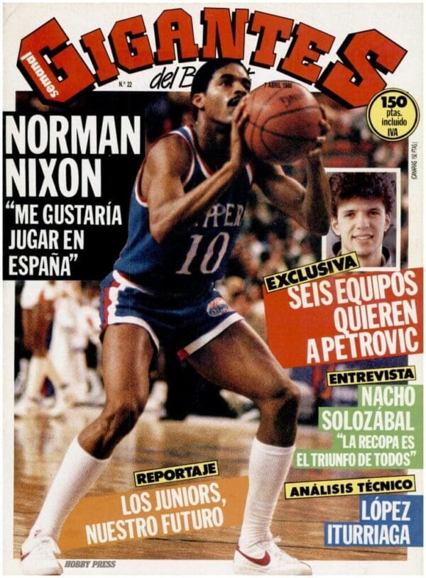 Norm Nixon: «Me gustaría jugar en España» (Nº22 abril 1986)0
