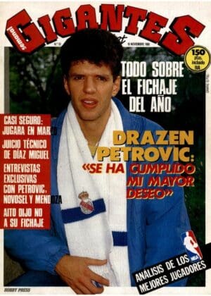 Drazen Petrovic: «Se ha cumplido mi mayor sueño» (Nº53 noviembre 1986)0