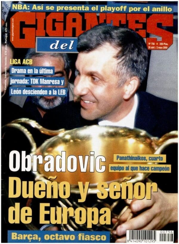 Obradovic Dueño y señor de Europa (Nº756 abril 2000)0