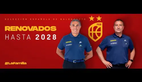 Sergio Scariolo y Miguel Méndez renuevan como seleccionadores hasta 2028