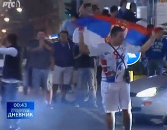 Belgrado sale a la calle con la clasificación de Serbia para la final de la Copa del Mundo. Mira qué ambientazo (Vídeo)
