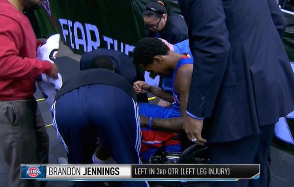 Jennings se rompe. Los Pistons pierden a su timón lo que resta de temporada (Vídeo)