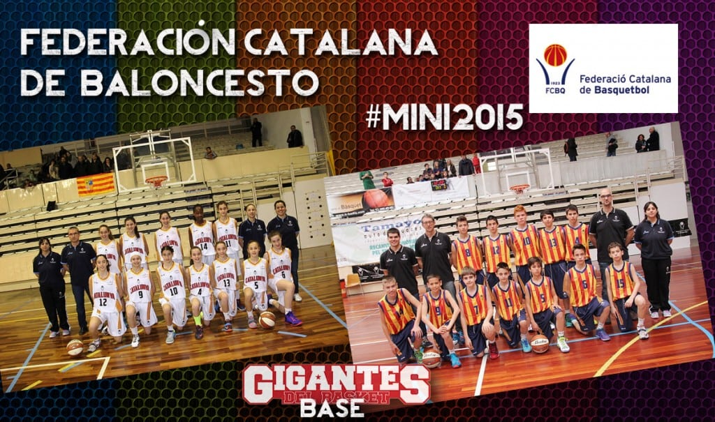 Campeonato de España de Minibasket 2015. Cataluña; fotos y plantillas