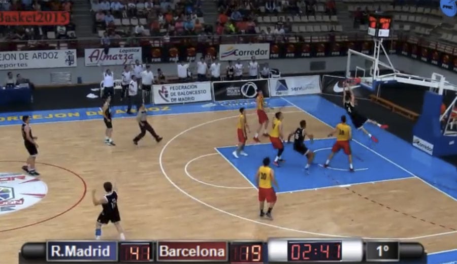 ¿La jugada del #CEJBasket2015? Brutal alley-oop Doncic-Yusta en el Madrid-Barça