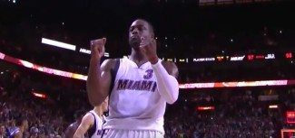 Cara para Wade y cruz para Durant en un partido con atmósfera de playoff (Vídeo)
