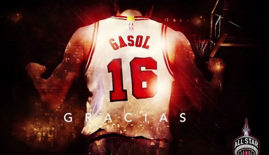 Pau Gasol rememora sus seis All-Star con un emotivo musical. «Gracias» (Vídeo)