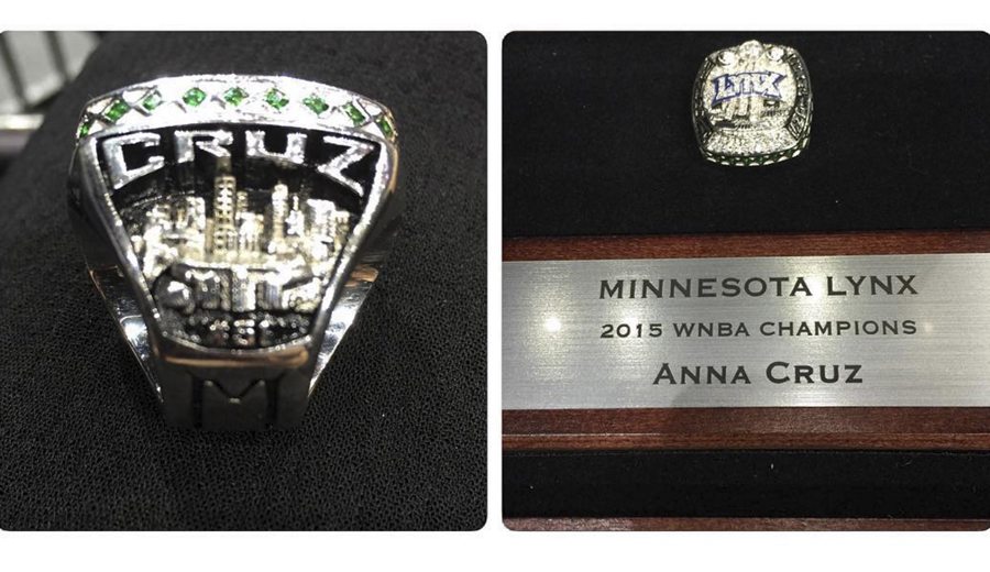 Emotivo. Anna Cruz recibe el anillo de campeona de la WNBA: «Sin palabras» (Vídeo)
