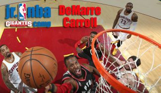Todo energía. El alero de los Raptors DeMarre Carroll, estrella del II Jr. NBA Gigantes Camp
