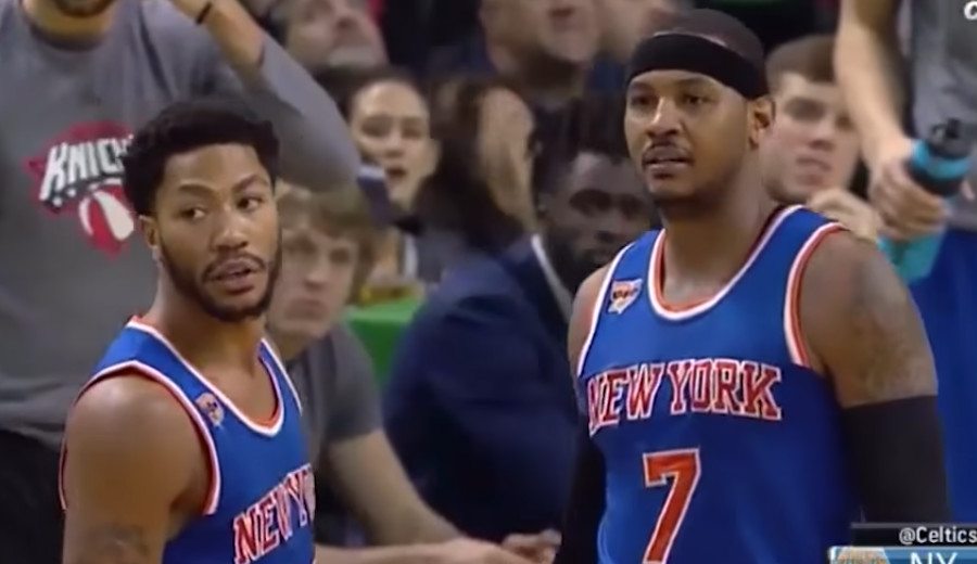 Los Knicks naufragan en Boston: Melo es expulsado y Willy coge 12 rebotes (Vídeos)