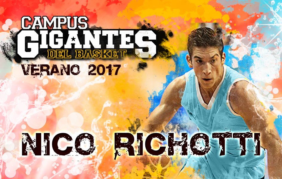 ¡Primer invitado! El escolta argentino Nico Richotti estará en el Campus Gigantes en Madrid