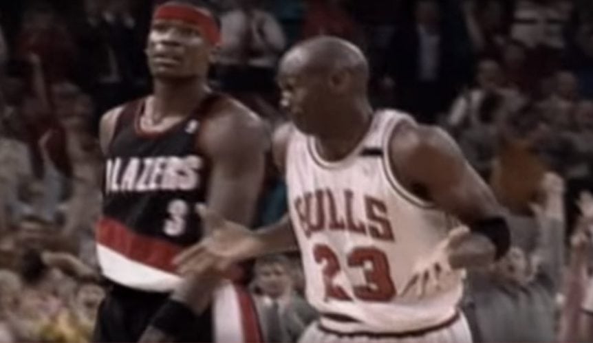 El día que Michael Jordan se encogió de hombros… tras arrollar a los Blazers