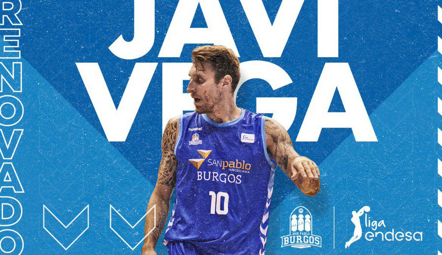 Javi Vega renueva contrato con el San Pablo Burgos