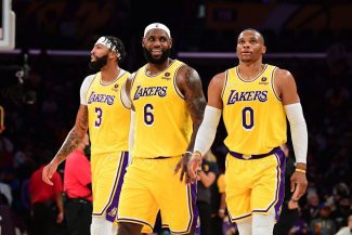 ¿El mejor partido del ‘Big Three’ de Lakers?