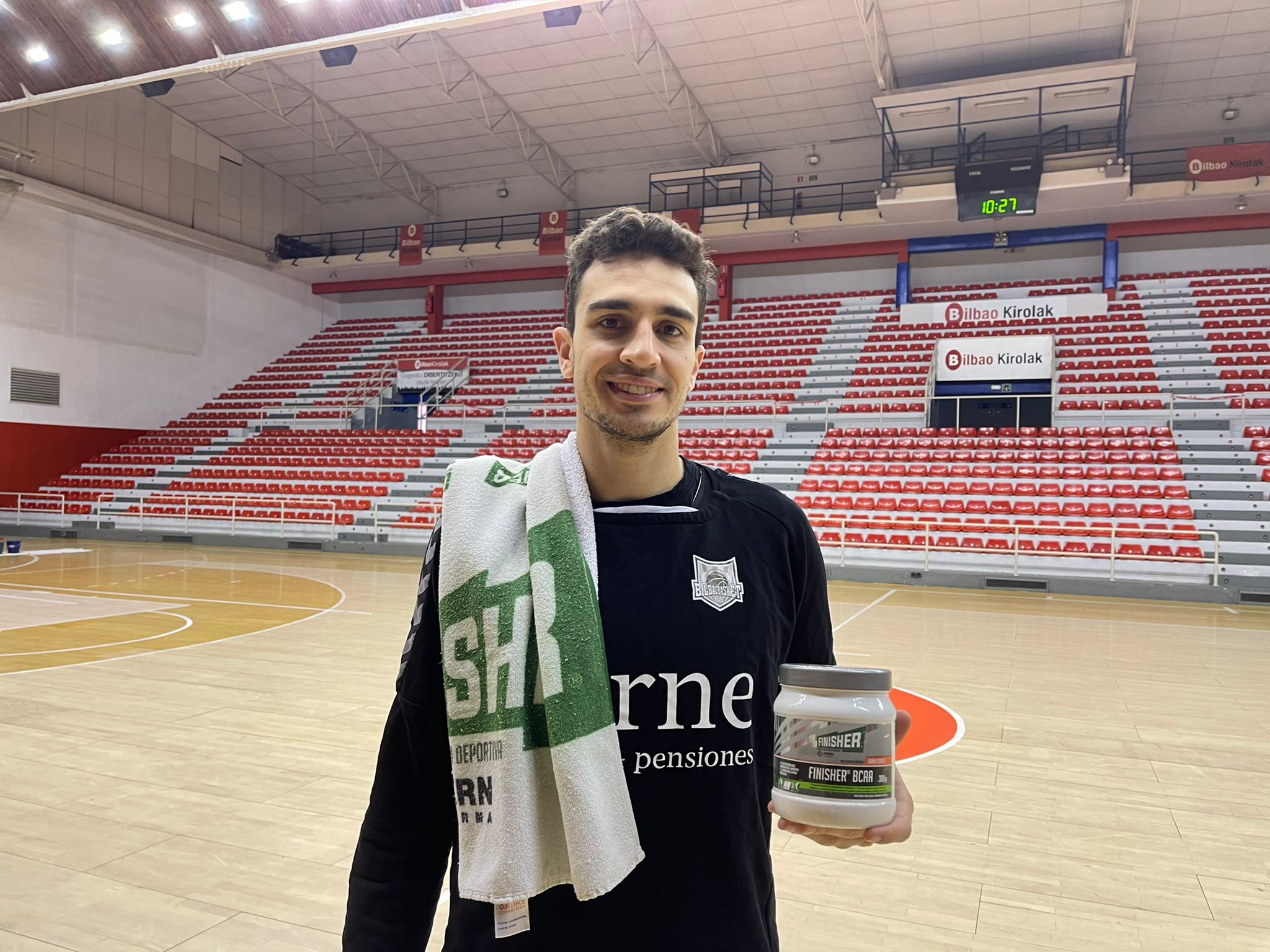 Álex Reyes (Surne Bilbao Basket) cuenta su experiencia con los productos Finisher®